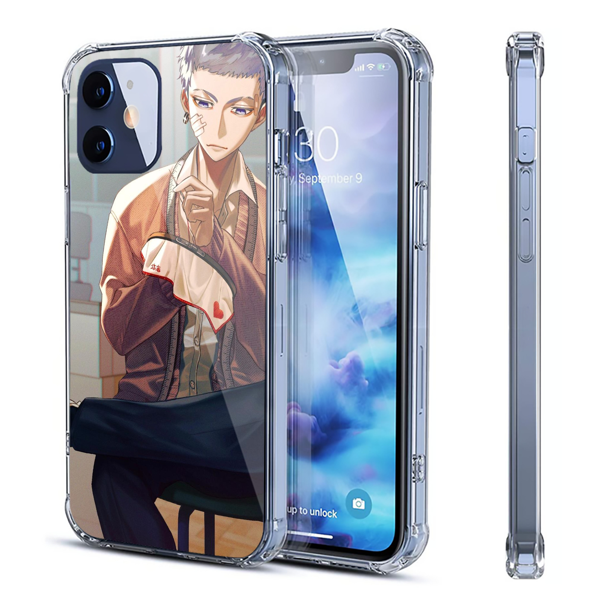 （画像用） 東京リベンジャーズ Tokyo Revengers 【iPhone 12シリーズ対応】透明スマホケース（クリアソフトケース）